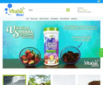 Vitaliahwater.com(Vitaliah Water) Screenshot