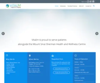 Vitalim.ca(Diagnostic Imaging) Screenshot