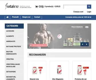 Vitaline.ro(Distribuitor suplimente) Screenshot