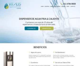 Vitalisagua.com.ar(Dispenser de Agua) Screenshot