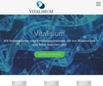 Vitalisium.com(Fortschrittliche Nahrungsergänzung und ernährungswissenschaftliches Know) Screenshot