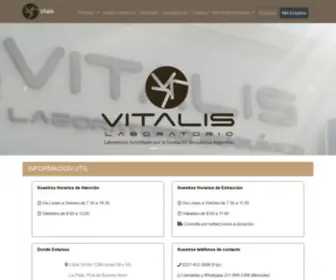 Vitalislab.com(Vitalis) Screenshot