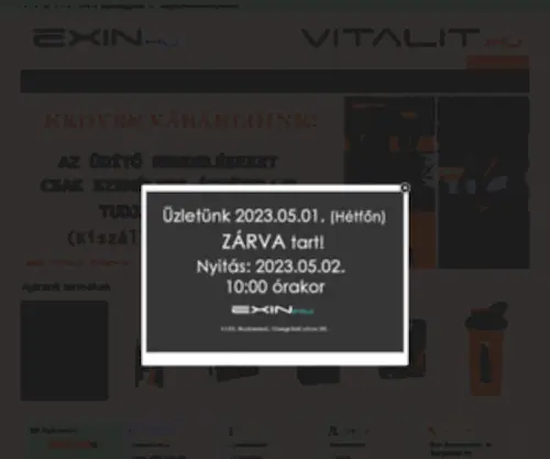 Vitalit.hu(Webáruház) Screenshot