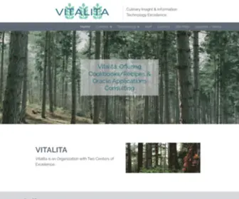 Vitalita.com(Free Vegan Cookbooks & Oracle Applications Consulting) Screenshot