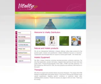 Vitality-Distribution.com(Vitality Distribution) Screenshot