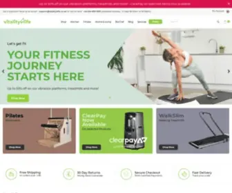 Vitality4Life.ie(Vitality 4 Life UK offers a wide range of kitchen appliances and fitness equipment) Screenshot
