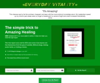 Vitalitycapsules.com(Vitality Supplements & Capsules By Dr) Screenshot