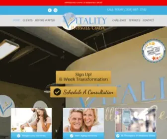 Vitalityidaho.com(Medical Weight Loss Options in Meridian) Screenshot