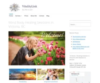Vitalitylink.com(Mind Body Healing Sessions in Victoria) Screenshot