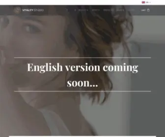 Vitalitystudio.sk(Vitalitystudio) Screenshot