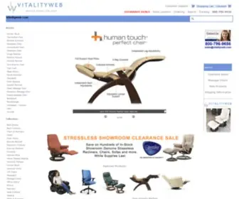 Vitalityweb.com(Stressless Recliner Chair by Ekornes) Screenshot