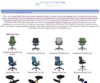 Vitalitywebb.com(Stressless Recliner Chair and Ottoman from Ekornes) Screenshot