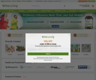 Vitaliving.com(Discount Supplements Online) Screenshot