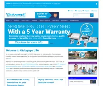 Vitalograph.com(Healthcare, Clinical Trials, Occupational Health) Screenshot
