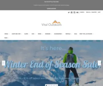 Vitaloutdoors.com(Outdoor Gear) Screenshot