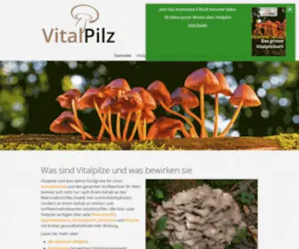 Vitalpilz.com(Vitalpilze und ihre Wirkungen) Screenshot