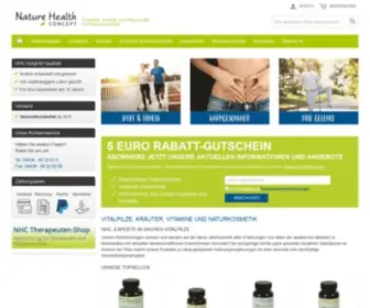 Vitalpilze-NHC.de(Nature Health Concept GmbH (NHC)) Screenshot