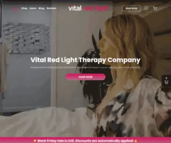 Vitalredlight.com(Vital Red Light) Screenshot