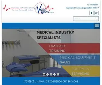 Vitalresus.com.au(Vital Resus Australia) Screenshot