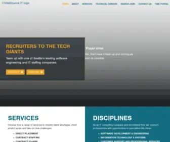 Vitalsourceit.com(IT Staffing Companies) Screenshot