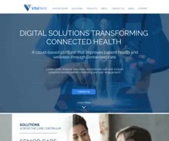 Vitaltech.com(Discover VitalTech's virtual care solutions) Screenshot