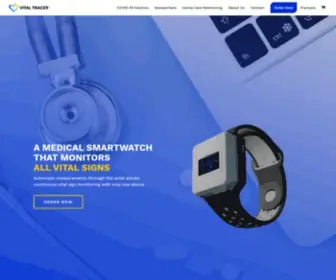 Vitaltracer.com(Vital Sign Monitoring Devices) Screenshot