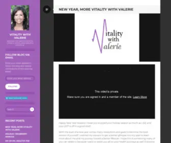 Vitalvaldecap.com(Sharing the importance of living a joyful and healthy lifestyle) Screenshot