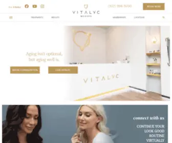 Vitalycmedspa.com(Cosmetic Medical Spa Dallas) Screenshot
