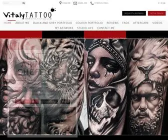 Vitalytattoo.com(Vitaly Tattoo) Screenshot