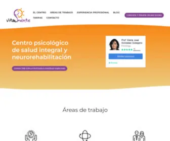 Vitalzheimer.com(Centro psicológico y de neurorehabilitación VITALMENTE) Screenshot