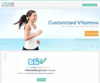 Vitame.com(What vitamins should I take) Screenshot