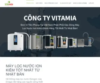 Vitamia.vn(NHÀ PHÂN PHỐI MÁY LỌC NƯỚC ION KIỀM CHÍNH HÃNG) Screenshot