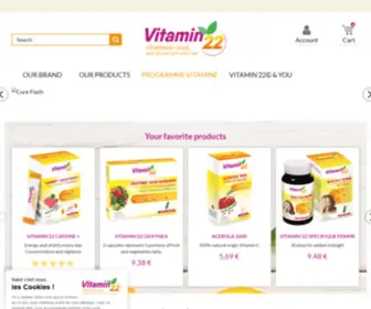 Vitamin-22.com(Vitamin 22) Screenshot