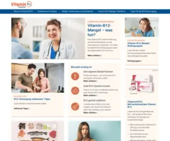 Vitamin-B12-Ratgeber.com(Ihr Vitamin) Screenshot