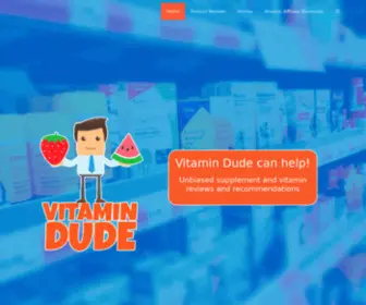 Vitamin-Dude.com(Vitamins & Fitness Supplements) Screenshot