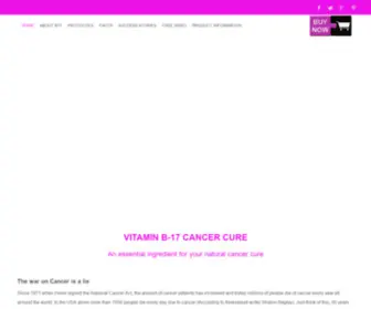 Vitaminb17.net(Vitamin B 17) Screenshot