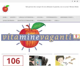 Vitaminevaganti.com("Alle giovani dico sempre di non abbassare la guardia) Screenshot