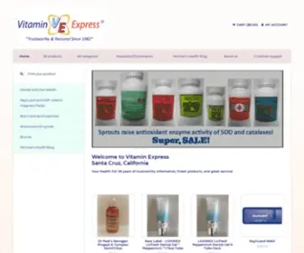 Vitaminexpress.com(Vitamin Express) Screenshot