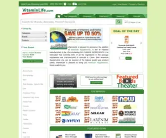 Vitaminlife.com(Supplements) Screenshot