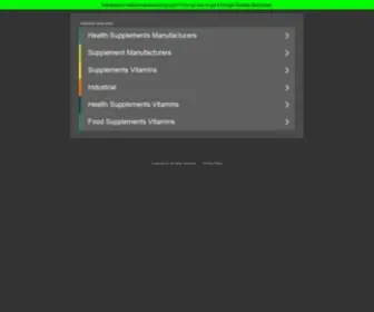 Vitaminmanufacturing.com(Private Label Vitamins) Screenshot