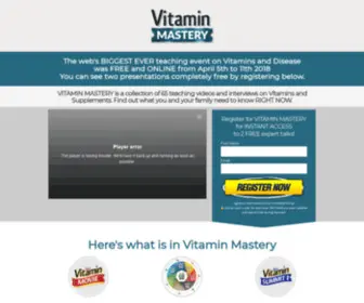 Vitaminmastery.com(Vitaminmastery) Screenshot