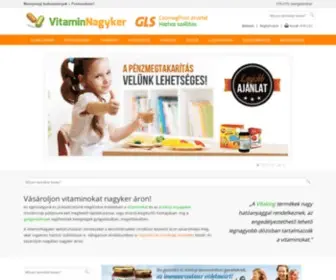 Vitaminnagyker.hu(VitaminNagyker webáruház) Screenshot