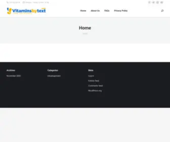 Vitaminsbytext.com(vitaminsbytext) Screenshot