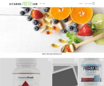 Vitaminsfresh.com(Where Health is Wealth) Screenshot