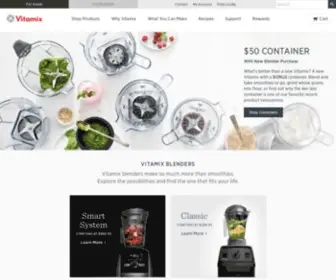 Vitamix.com(High Performance Blenders) Screenshot