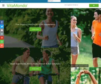 Vitamondo.net(Dietary Supplements With Free Shipping Worldwide) Screenshot