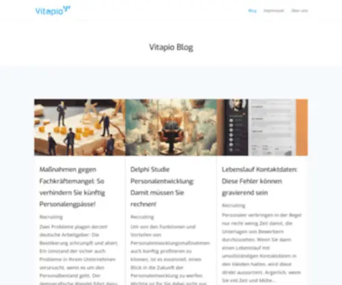 Vitapio.com(Vitapio Blog) Screenshot