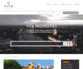 Vitaproperties.uk(Vita Properties Estate Agents) Screenshot