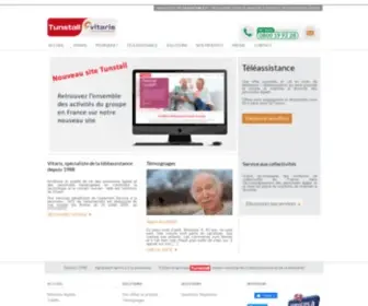 Vitaris.fr(SERVICE DE TÉLÉASSISTANCE ET TÉLÉALARME POUR LE MAINTIEN À DOMICILE DES PERSONNES ÂGÉESVitaris) Screenshot