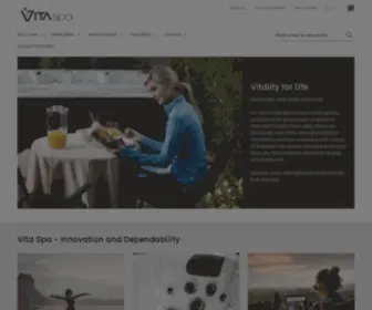 Vitaspa.com(Vita Spa Hot Tubs) Screenshot